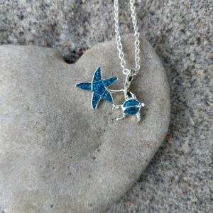 Starfish Turtle Necklace